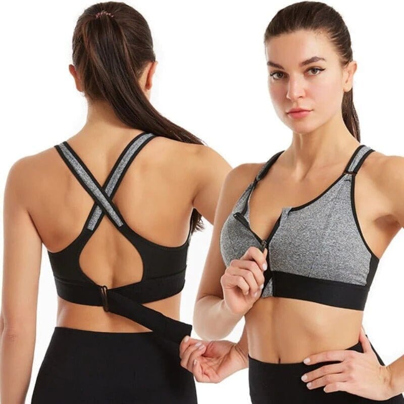 Sports and beautiful back bra set, cross-back sports bra, no chest pad, adjustable size, and can be worn inside normally.