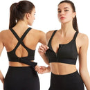 Sports and beautiful back bra set, cross-back sports bra, no chest pad, adjustable size, and can be worn inside normally.